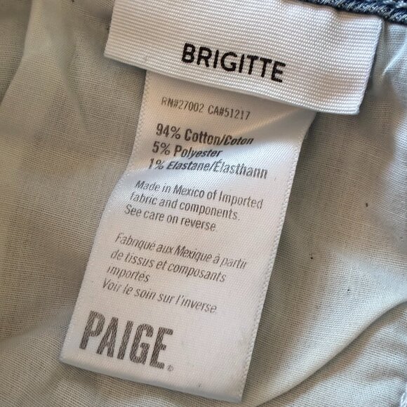 PAIGE Brigitte Mid-Rise Crop Boyfriend Jeans - Picture 2 of 4